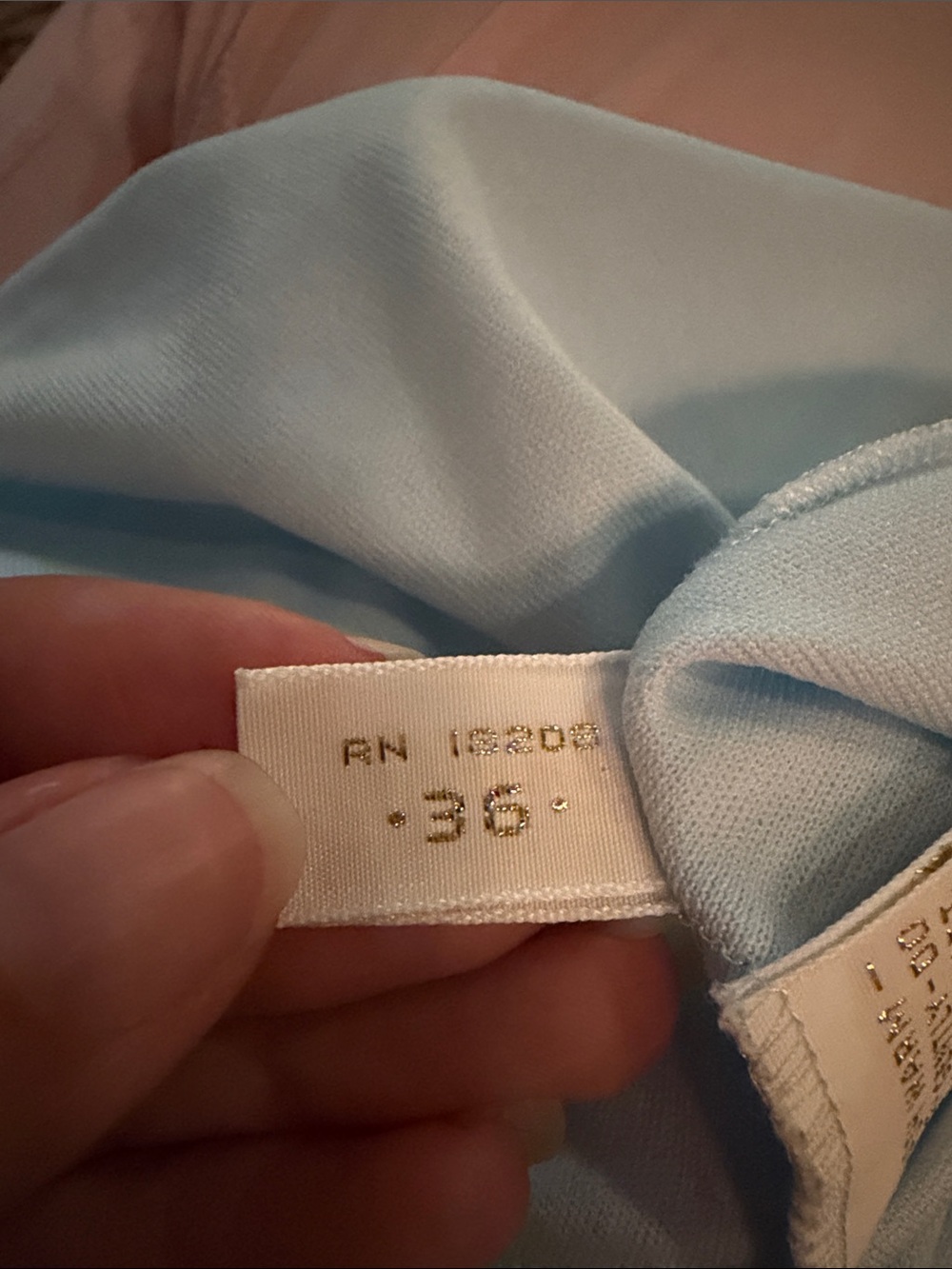 Vintage Blue Lace Trim Nightgown Sleepwear - Picture 9 of 9